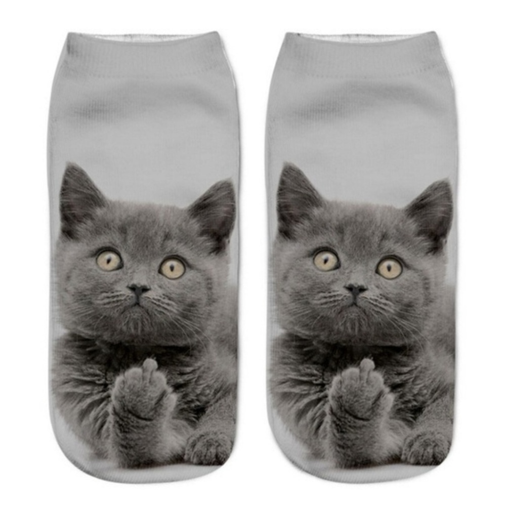 Sassy Bad Kitty Cat Socks NWT